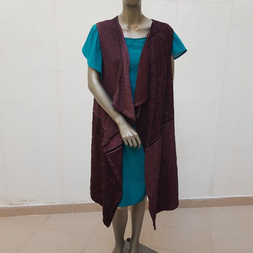 Lange weste strickjacke - lange,