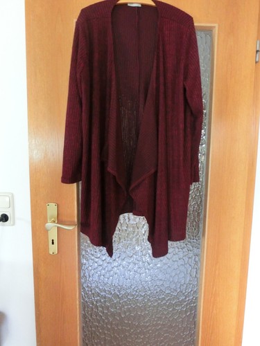 Damen strickjacke rot - rot,