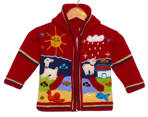 Baby strickjacke rot dunkelrot - baby,