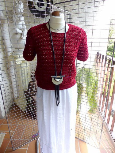 3743 handmade strick pullover - handmade,