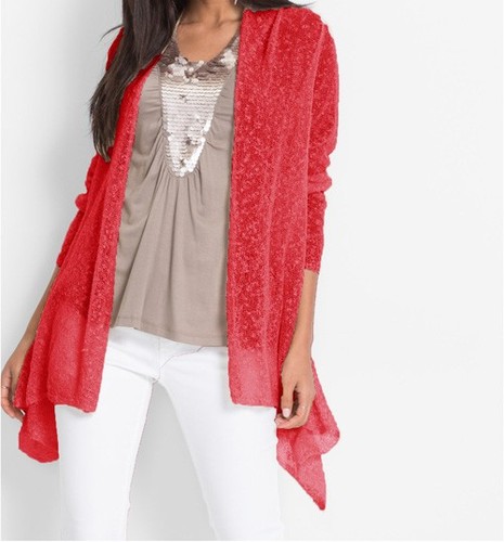 Strickjacke rot damen - 32,